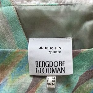 Akris punto cotton summer cocktail dress